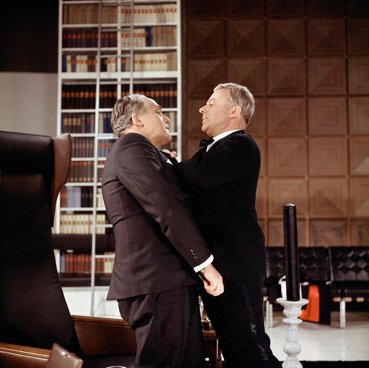 © ORF_Beta Film Fritz Tillmann und Heinz Rühmann in ‚Hokuspokus oder Wie lasse ich meinen Mann verschwinden‘
