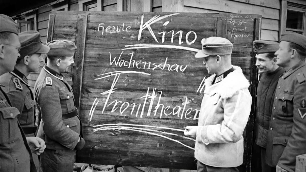Werbung für einen Filmabend der Wehrmacht
