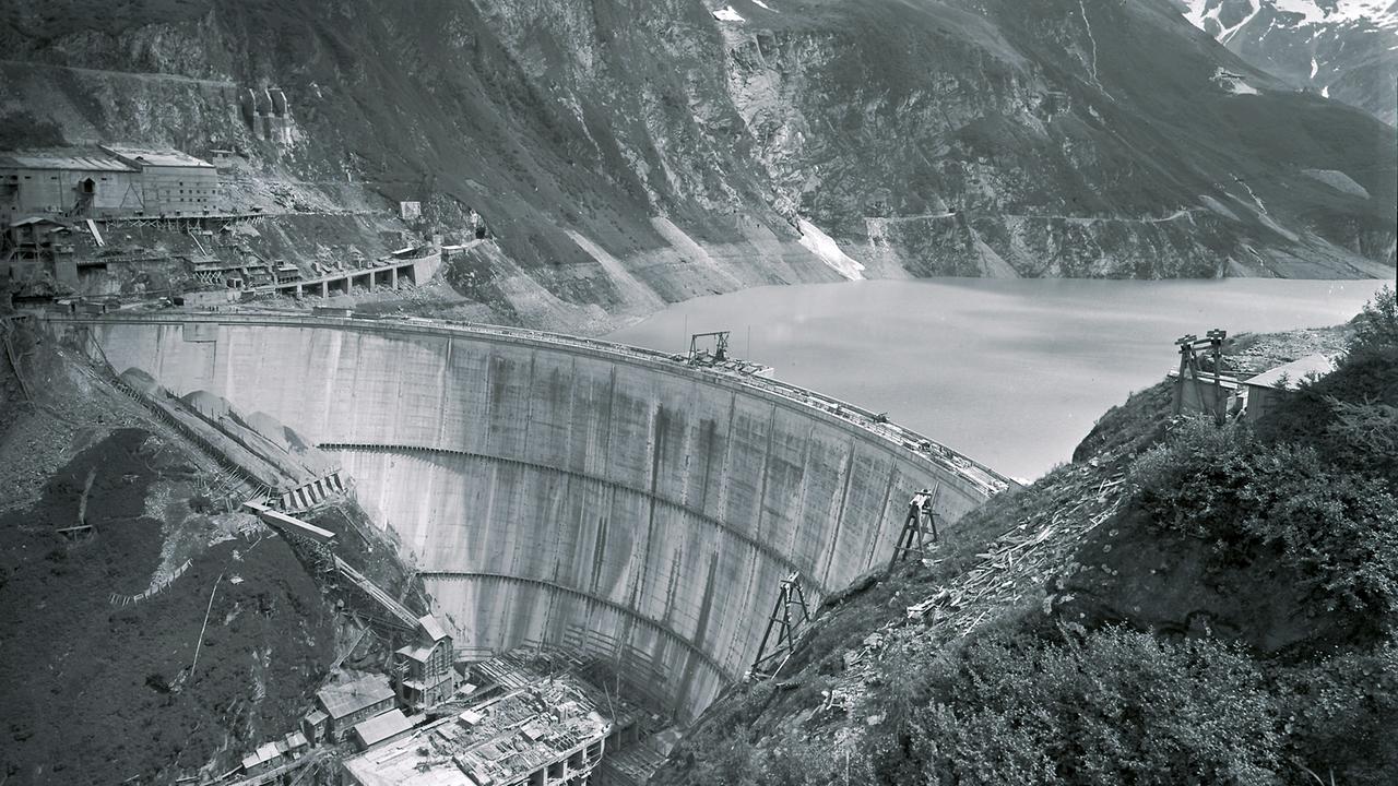 © ORF/Degn-Film/Verbund 1953 Limbergsperre mit Krafthaus