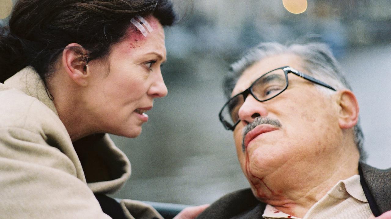 © ORF/Constantin Film Rosa Roth - Der Tag wird kommen (3/3): Iris Berben (Ros Roth), Mario Adorf (Willem van Kleve)