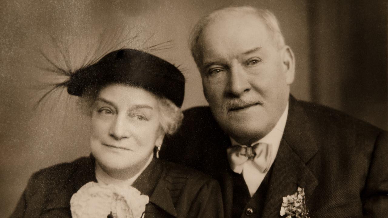 Firmengründer Franz Wagner, geb. 1872, mit Ehefrau Michaela