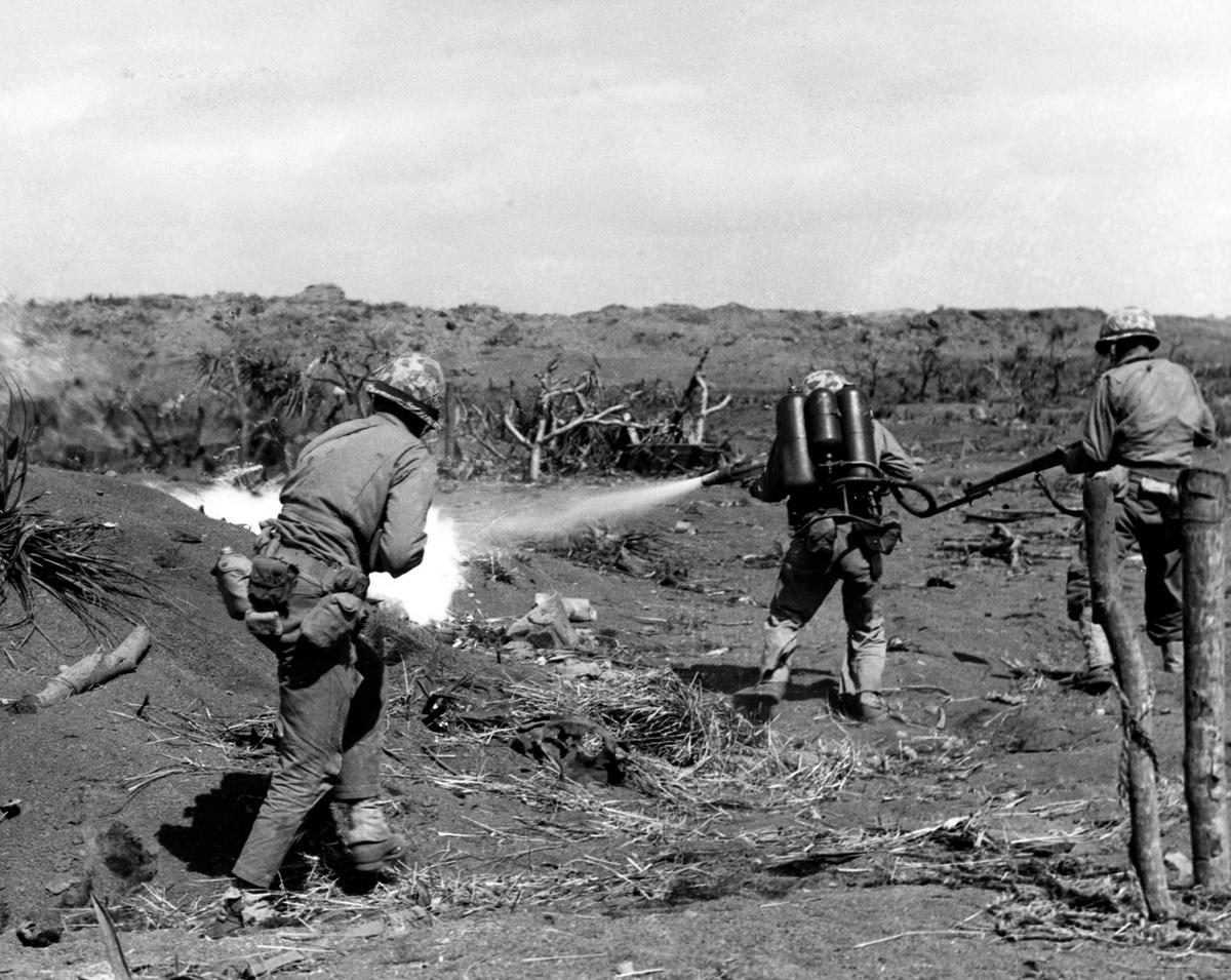 © ORF/ZDF/Naval History and Heritage Command Kämpfe auf Iwo Jima, 1945