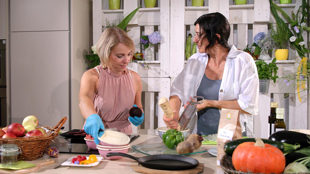 Auch Kren und rote Rüben zählen zum sogenannten heimischen „Superfood“. Im Bild: Seminarbäuerin 