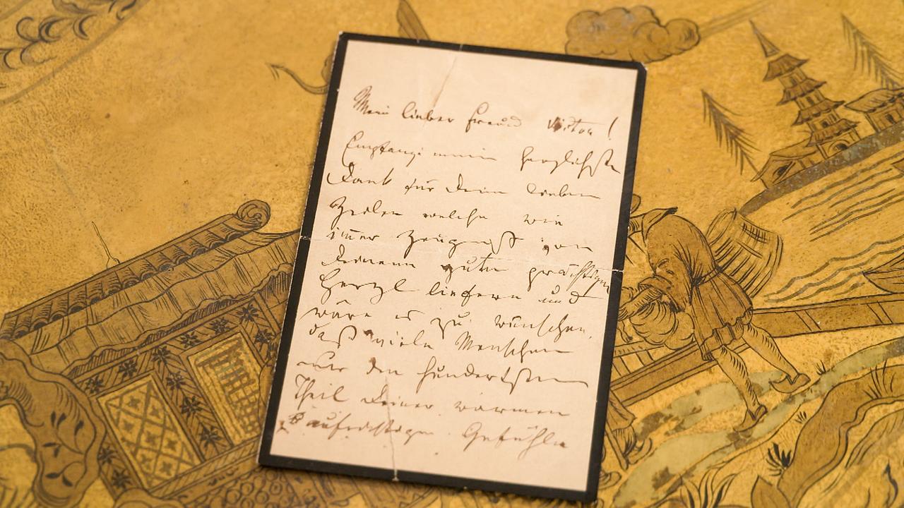 Brief von Johann Strauss Sohn an Viktor Tilgner