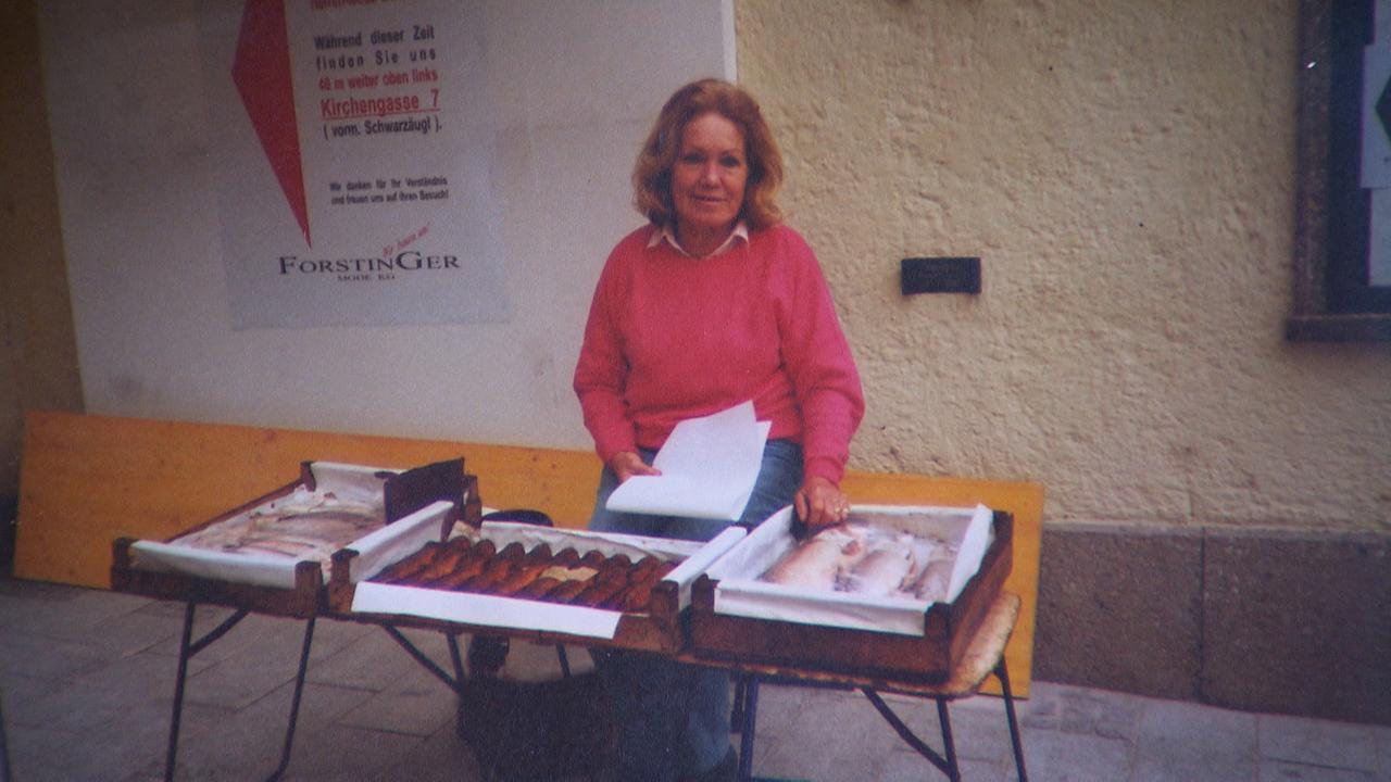 Christine Gaigg, Großtante von Monika, Besitzerin Seeliegenschaft und Bootshaus.