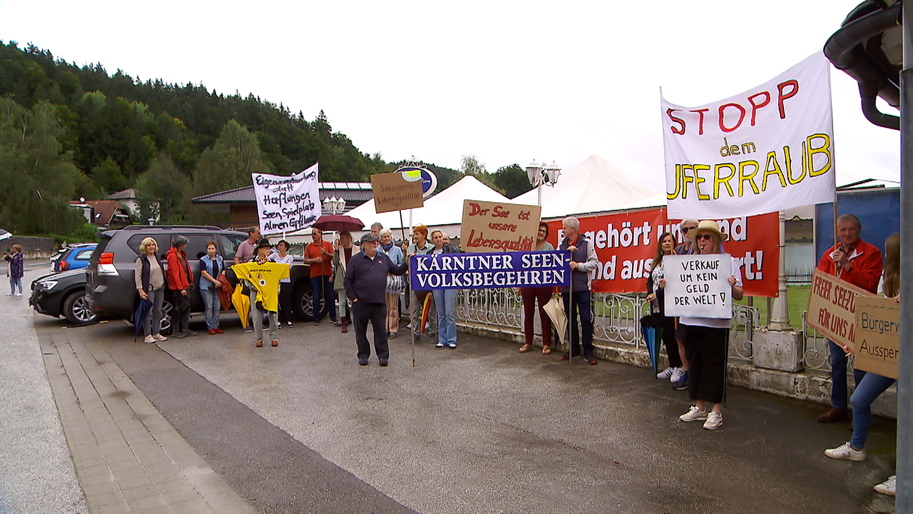 Demo am Keutschachersee