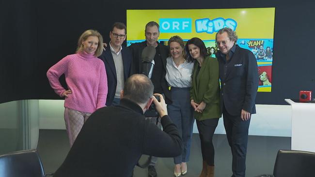 Gruppenbild der ORF Verantwortlichen für kids.ORF.at