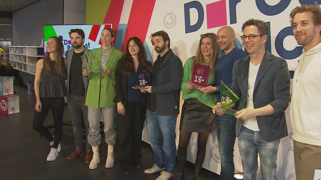 © ORf / Seitenblicke Gruppenbild der GewinnerInnen des Ö3-Podcast-Awards