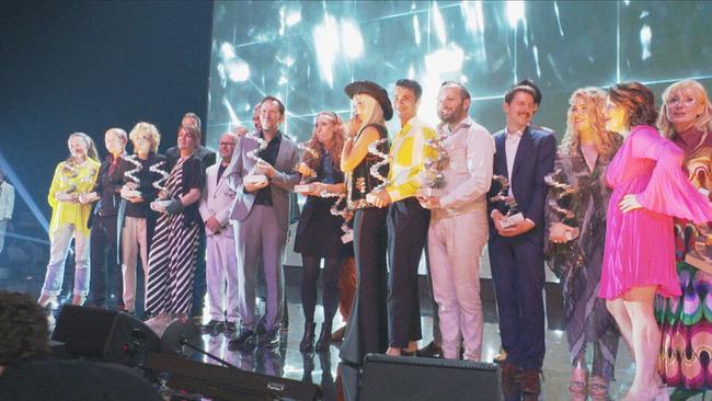 © ORF / Seitenblicke Gruppenbild der GewinnerInnen des Österreichischen Filmpreis 2023