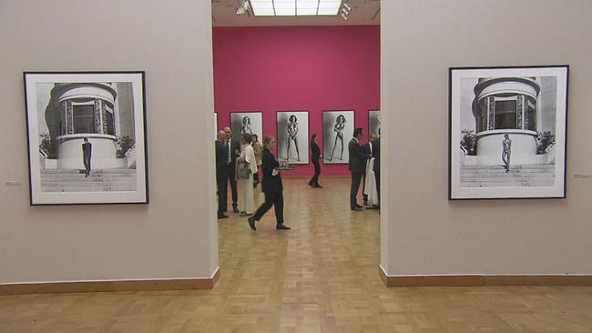 Das Kunstforum, in dem die Helmut Newton Bilder ausgestellt werden 