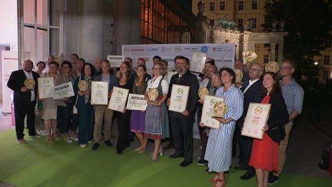 © ORF / Seitenblicke Gruppenbild der Award-GewinnerInnen
