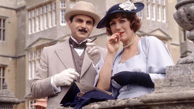 © ORF/ITV plc (Granada International) Agatha Christie’s Poirot: Die russische Gräfin; Im Bild: David Suchet (Hercules Poirot), Kika Markham (Countess Vera Rossakoff)