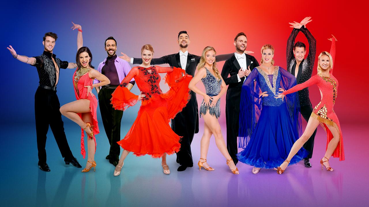 Dancing Stars - Profis: Patrick Seebauer, Conny Kreuter, Danilo Campisi, Catharina Malek, Dimitar Stefanin, Kateryna Mizera, Herbert Stanonik, Manuela Stöckl, Florian Gschaider, Kati Kallus