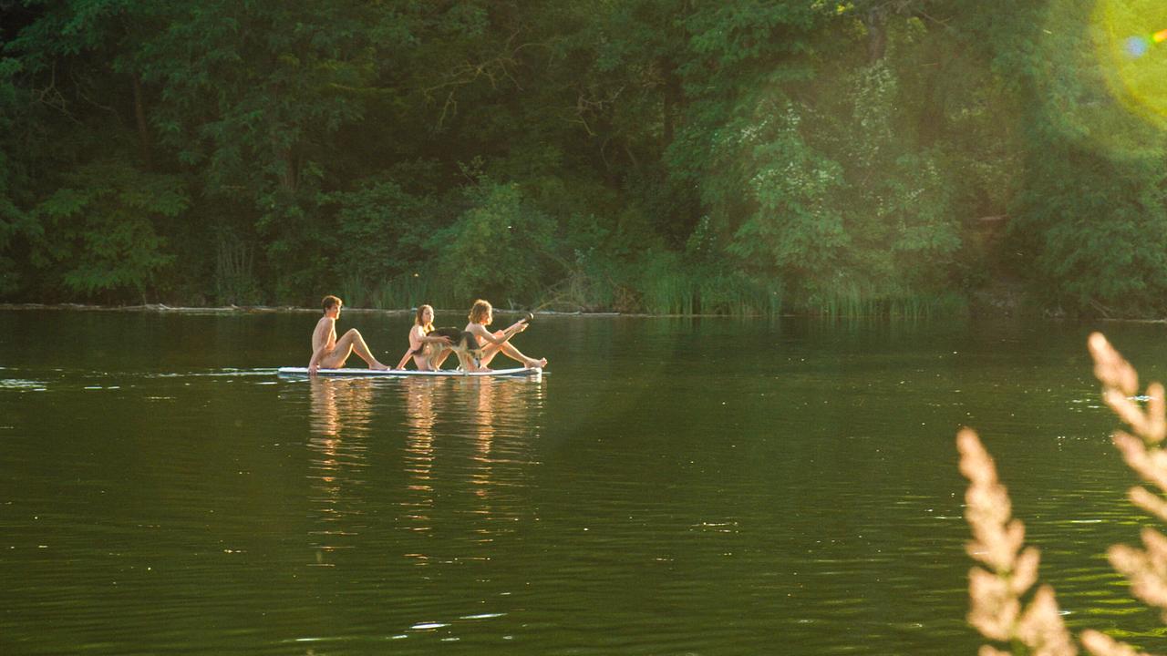 Die Lobau - Dschungel der WienerInnen: Impression am Wasser