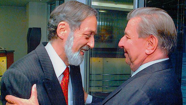 © ORF/PopUp/Picasa Heinz Nußbaumer im Gespräch mit Hugo Portisch