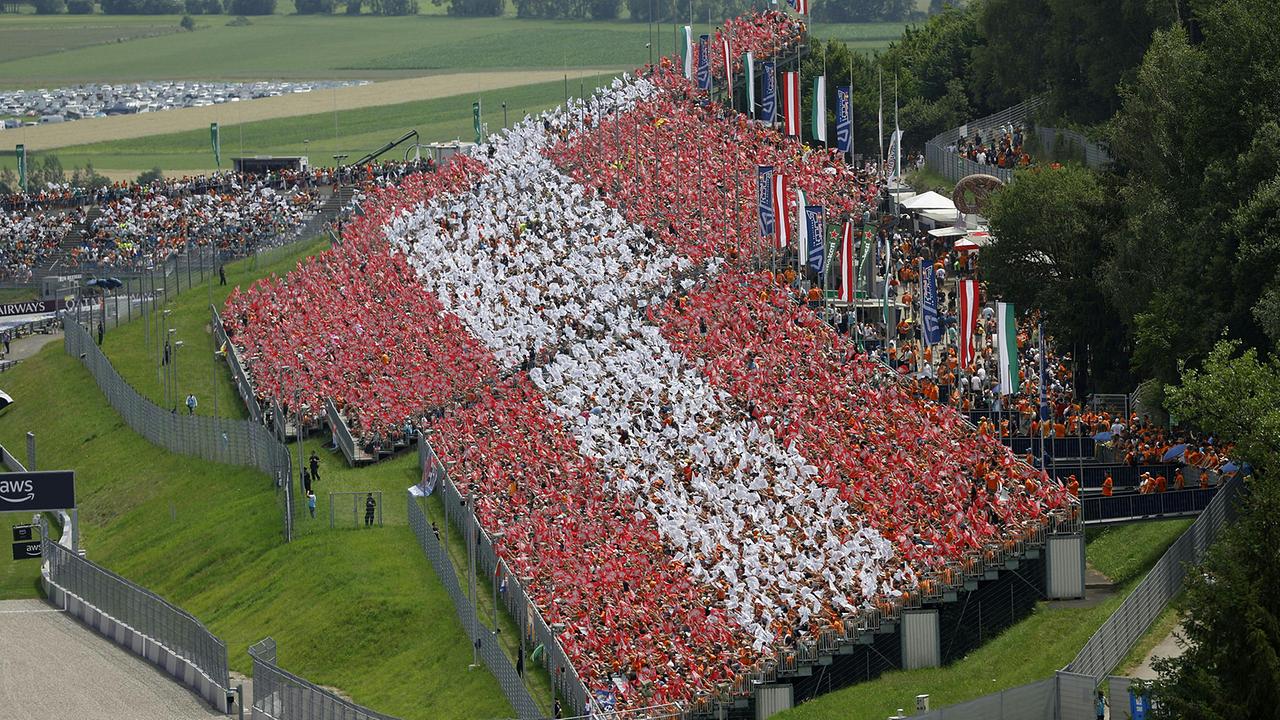 © APA/ERWIN SCHERIAU Fans am Sonntag, 30. Juni 2024, während des Großen Preis von Österreich am Red Bull Ring in Spielberg