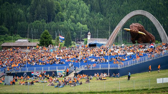 Zuschauer am Freitag, 2. Juli 2021, während dem 2. Training am Red Bull Ring in Spielberg. 