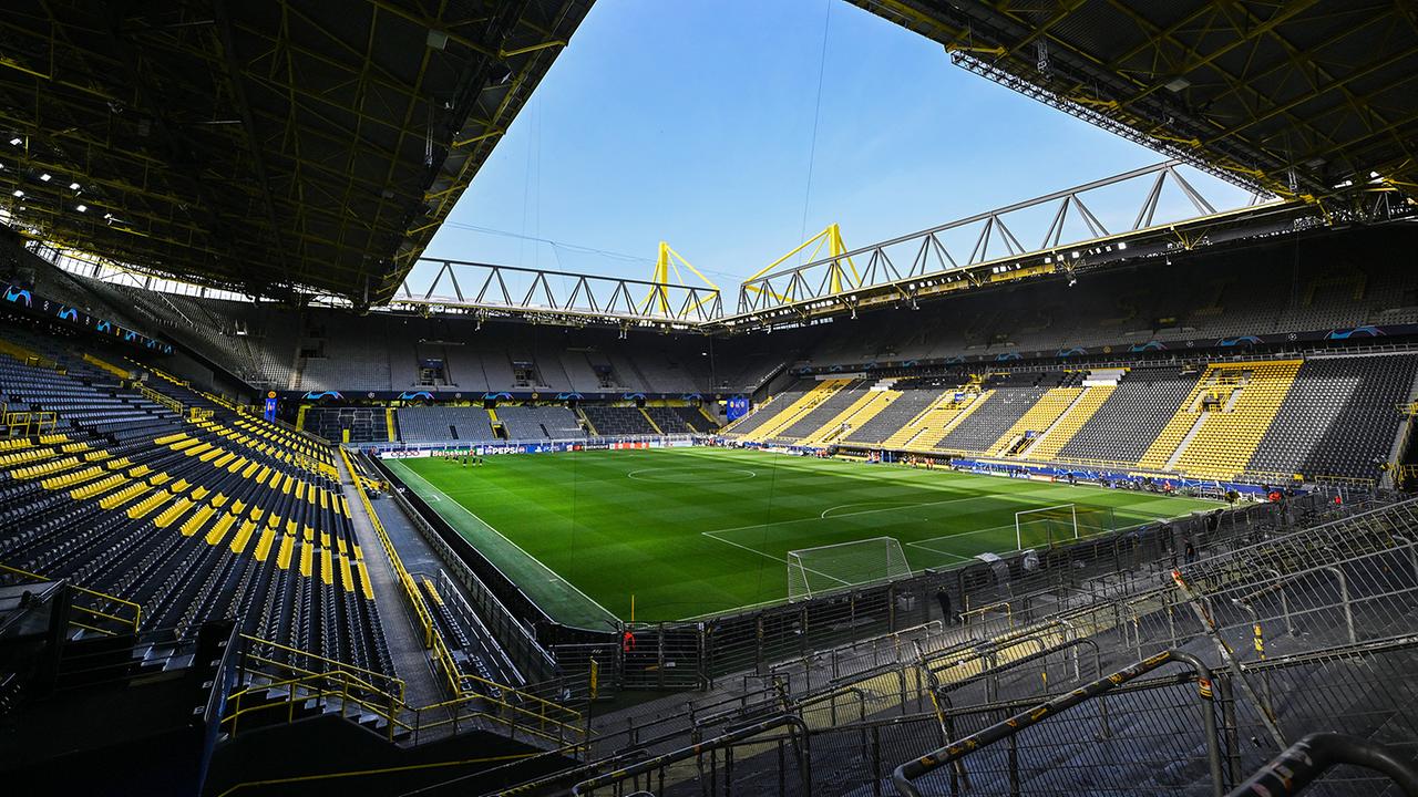 © APA/AFP/Ina FASSBENDER Dieses am 30. April 2024 aufgenommene Foto zeigt eine Innenansicht des Signal Iduna Parks in Dortmund, Westdeutschland. Die UEFA EURO 2024 findet vom 14. Juni bis 14. Juli in zehn Stadien in Deutschland statt, darunter auch im Signal Iduna Park in Dortmund.