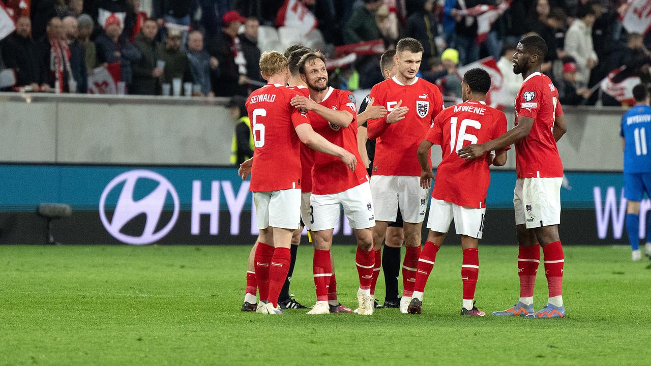 Fußball UEFA European Qualifiers 2024 Belgien - Österreich Das Spiel - ORF 1