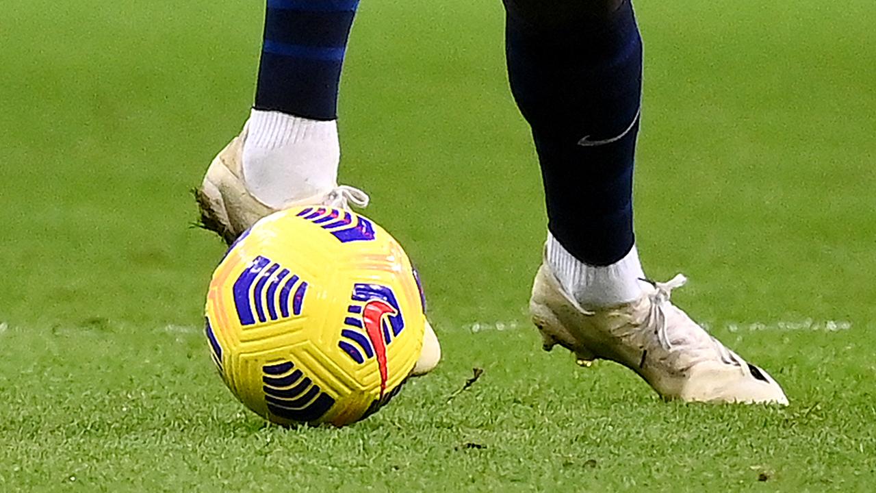 France's defender Moussa Sissoko runs with the ball during the UEFA Nations League A group 3 football match between France and Sweden at the Stade de France in Saint-Denis, north of Paris, on November 17, 2020.