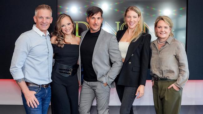 Neue Profis gesucht: Start der brandneuen ORF-Show „Dancing Stars – Das Casting“: Andi Knoll, Missy May, Bálazs Ekker, Maria Angelini-Santner, ORF-Programmdirektorin Stefanie Groiss-Horowitz