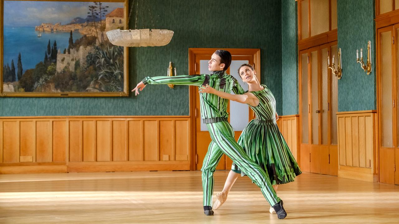 Neujahrskonzertballett zum Neujahrskonzert der Wiener Philharmoniker 2025: Victor Cagnin und  Alice Firenze