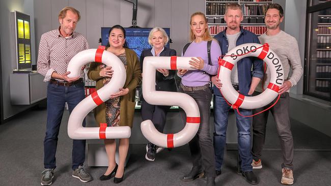 "Soko Donau: 250. Folge des ORF/ZDF-Krimiserienhits": Helmut Bohatsch, Maria Happel, Brigitte Kren, Lilian Klebow, Martin Gruber, Andreas Kiendl