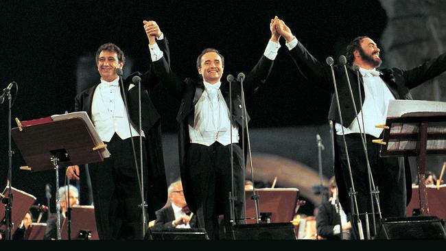 "Die drei Tenöre - Ihre verschollenen Konzerte": Plácido Domingo, José Carreras, Luciano Pavarotti