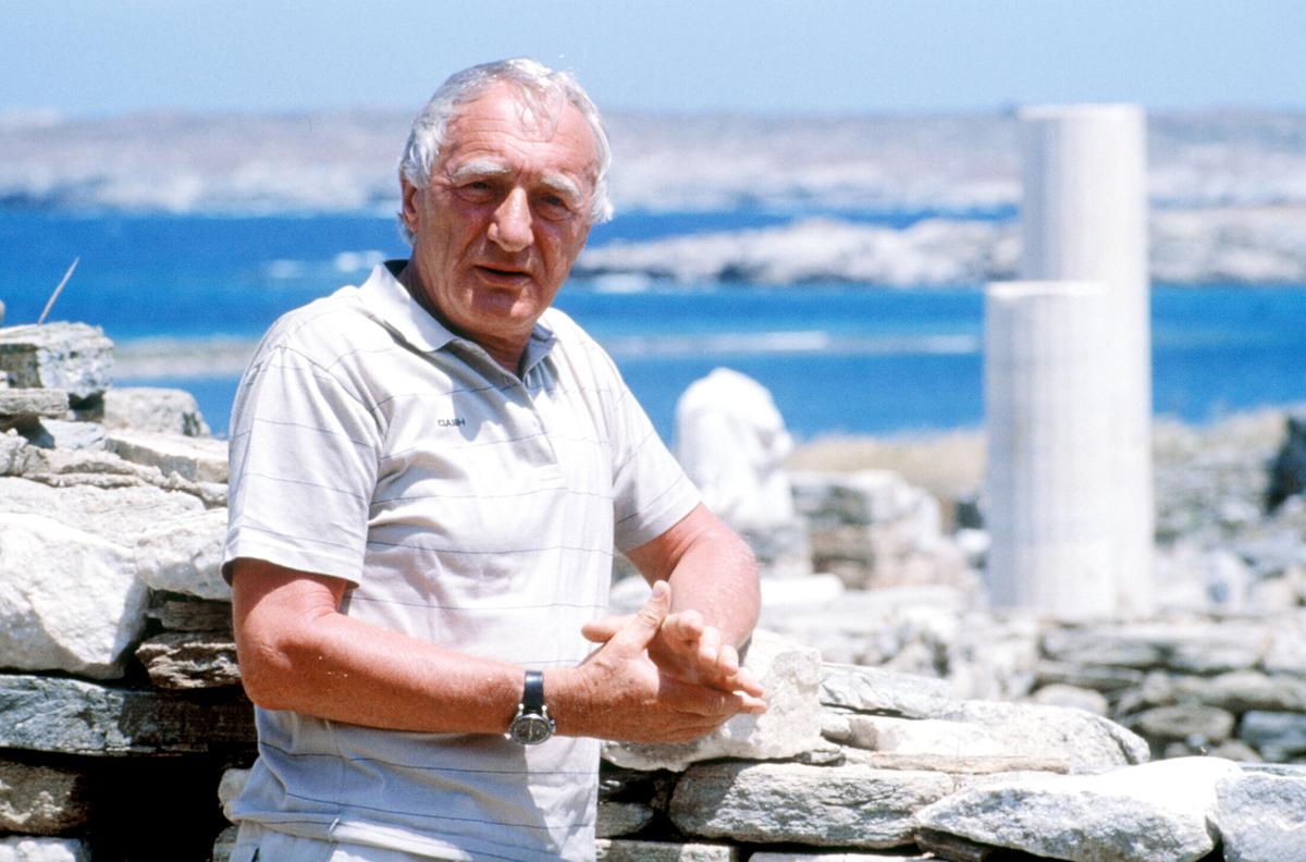 "Die Gärten des Poseidon":  Prof. Rupert Riedl auf der Insel Delos