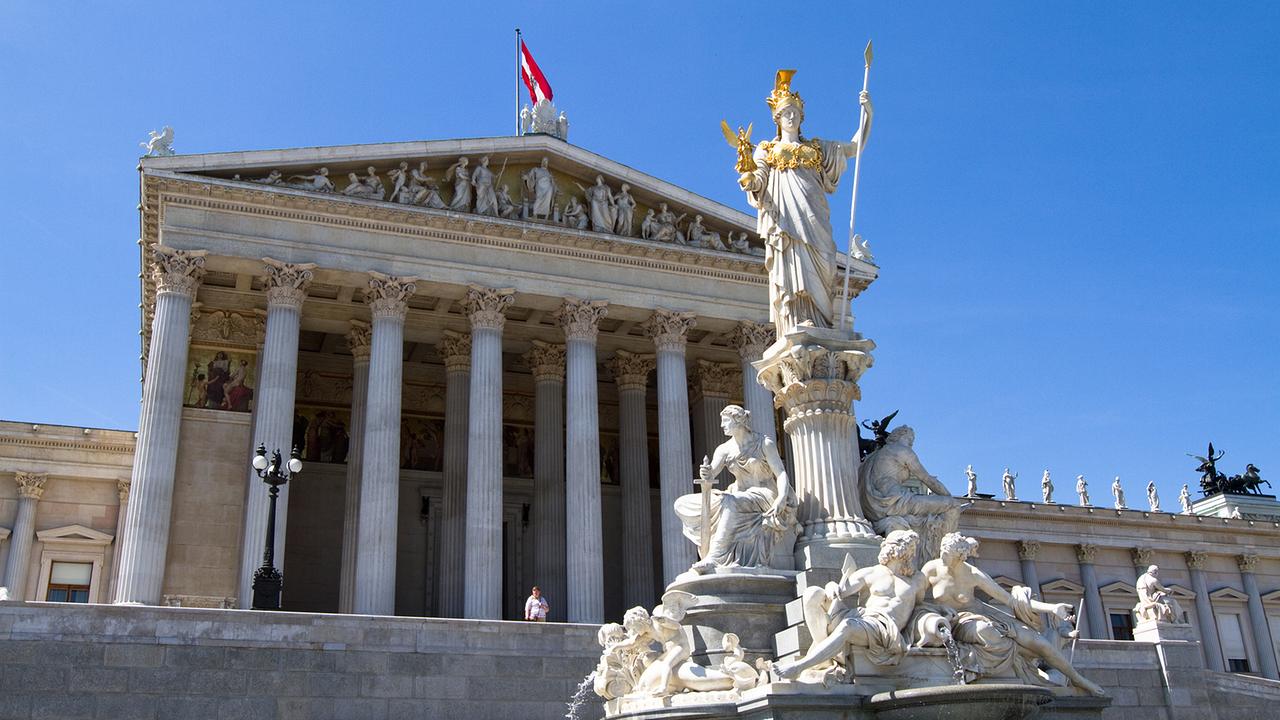 Außenansicht Parlament Wien