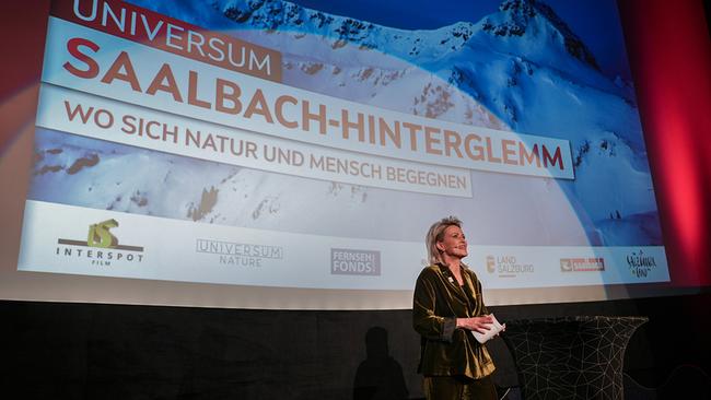 Präsentation "Universum: Saalbach-Hinterglemm - Wo sich Natur und Mensch begegnen": Alexandra Meissnitzer 