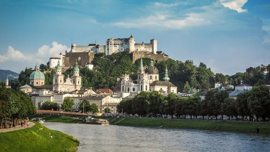 "Salzburger Festspiele": Blick auf die Stadt Salzburg