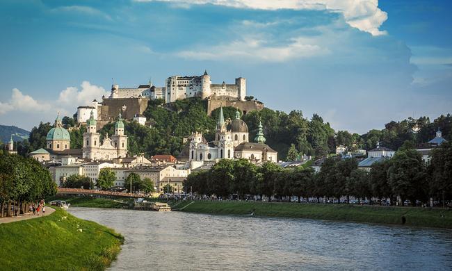 "Salzburger Festspiele": Blick auf die Stadt Salzburg