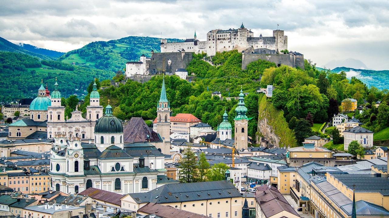 Salzburg: Festung Stadtansicht