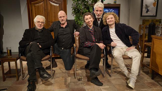 Willkommen Österreich mit Stermann & Grissemann: Andre Heller, Christoph Grissemann, Ursula Strauss, Dirk Stermann, Paulus Bohl