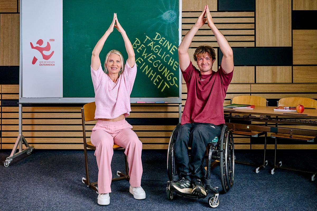 © ORF/Klaus Titzer WIR BEWEGEN ÖSTERREICH Schule: Neues ORF-Format will Schülerinnen und Schüler zu Sport und Bewegung motivieren
